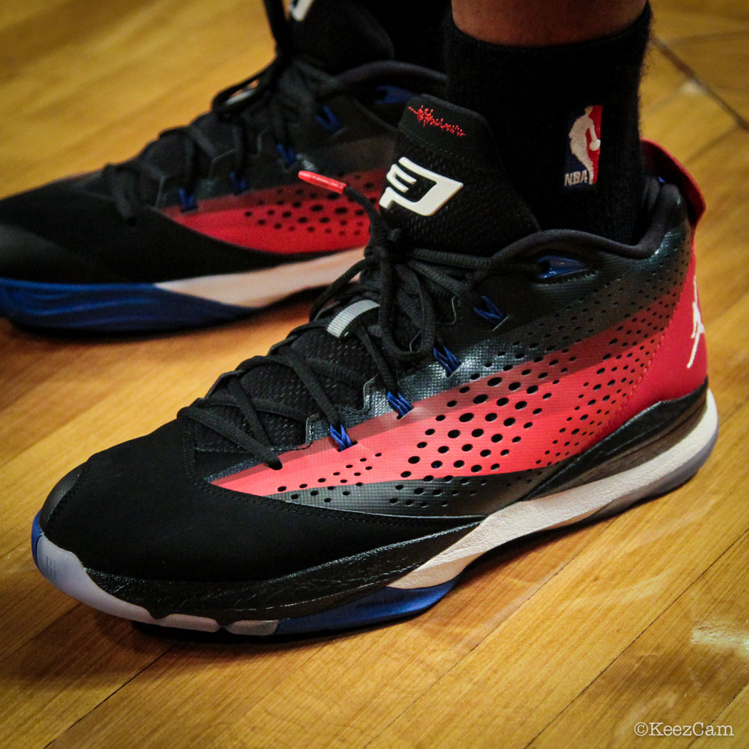SoleWatch // Up Close At Barclays for Nets vs Clippers - Willie Green wearing Jordan CP3.7
