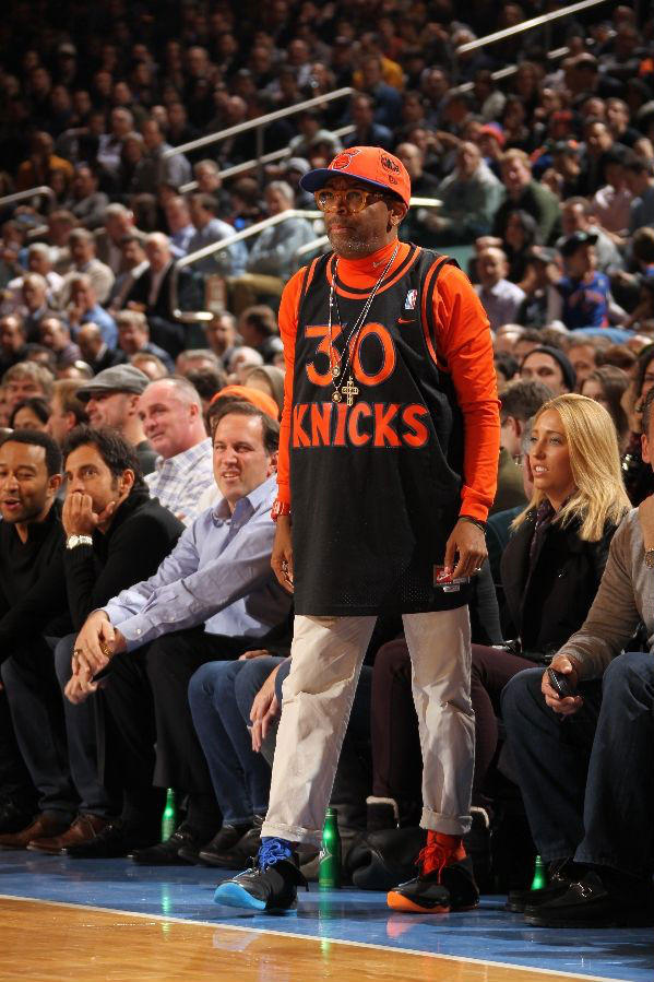 Spike Lee wearing Air Jordan XX8 Knicks (6)
