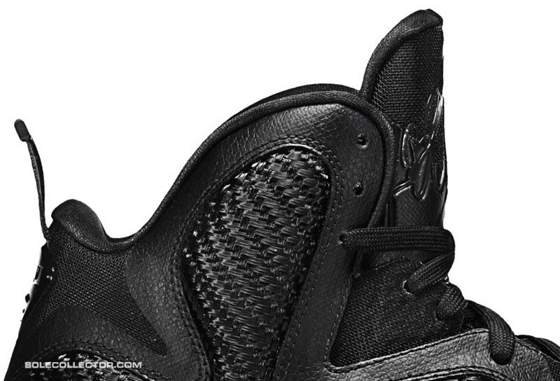 Nike LeBron 9 IX Blackout Black Anthracite 469764-001 C