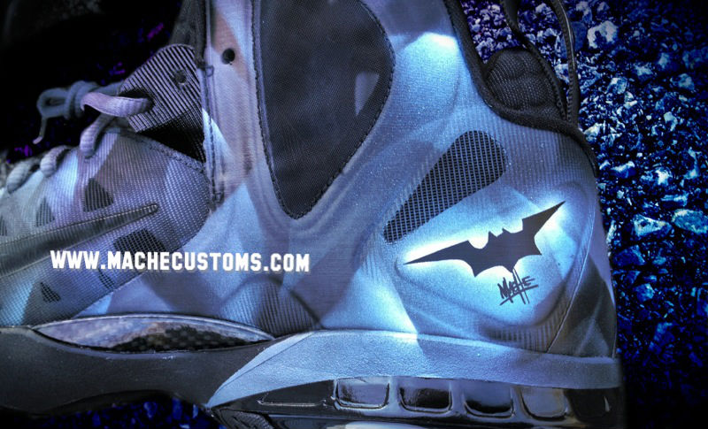Nike LeBron 9 P.S. Elite "Dark Knight" by Mache Custom Kicks (3)