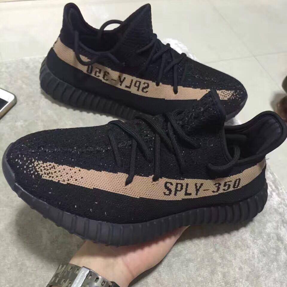 $ 220 Adidas Yeezy Boost 350 v2 Black Copper BY 1605 For Sale