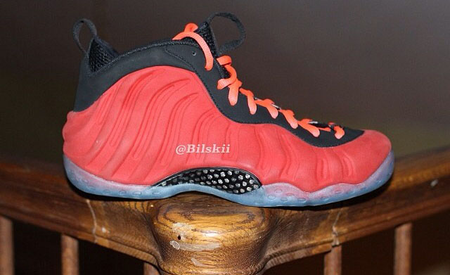 Nike Air Foamposite One Red Suede Sample (4)