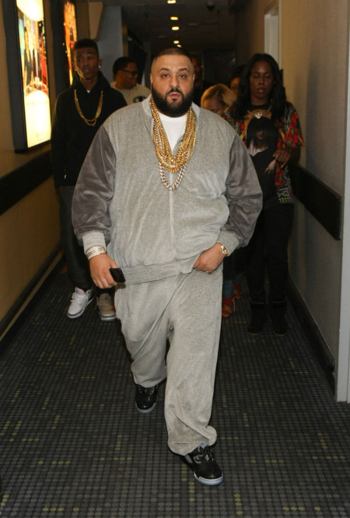 DJ Khaled wearing Air Jordan 5 V Retro DB