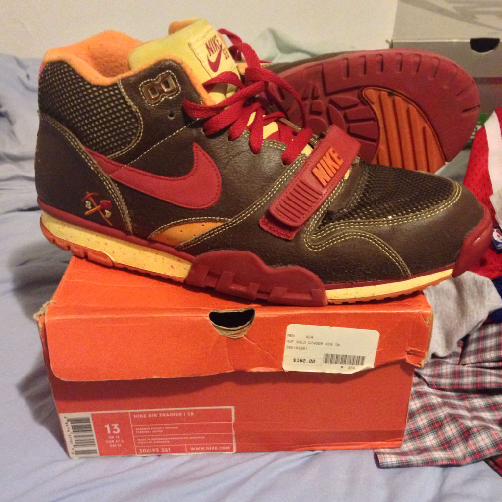 Spotlight // Pickups of the Week 10.6.13 - HUF x Nike Air Trainer 1 SB Gold Digger by chumlee