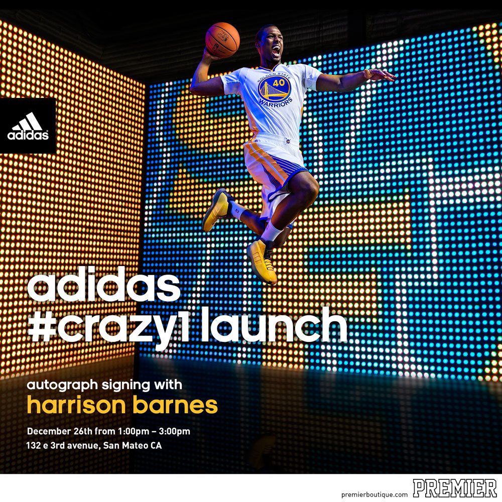 adidas Crazy 1 Launch Event at Premier Boutique with Harrison Barnes