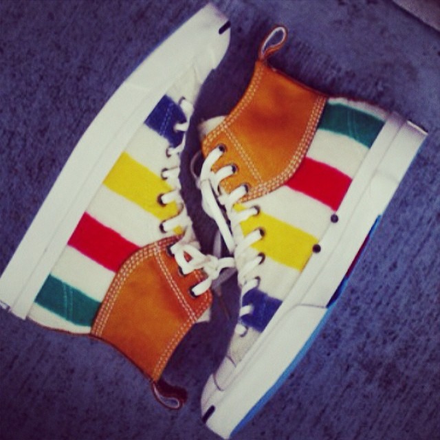 Chad Johnson Picks Up Hudson's Bay Company x Converse Jack Purcell Duck Mid