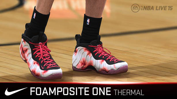 NBA Live '15 Sneaker Update: Nike Air Foamposite One Thermal