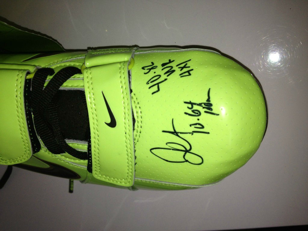 Carmelita Jeter Nike Track Spikes Auction (2)