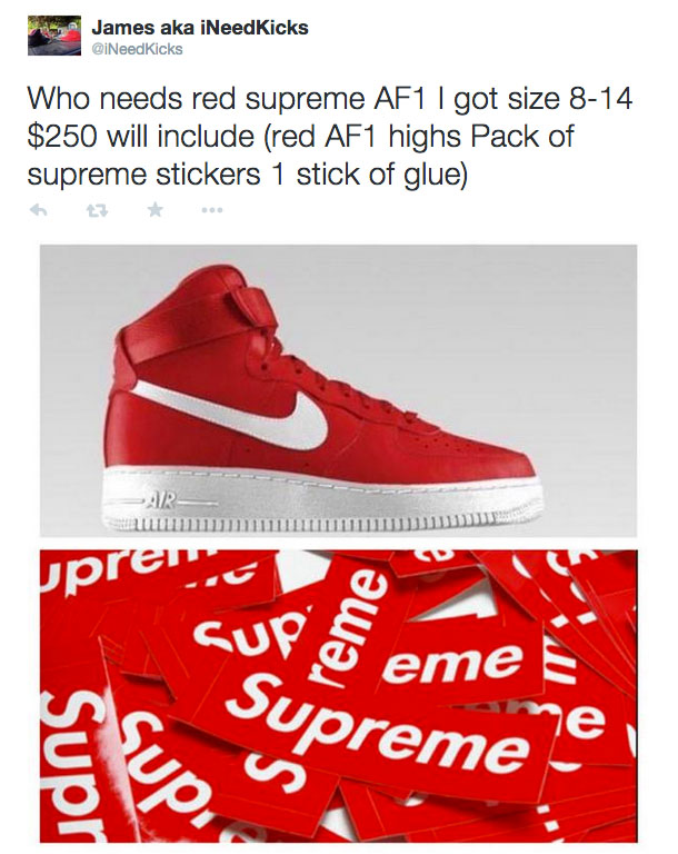 Twitter Reacts to the Supreme x Nike Air Force 1 Release (10)
