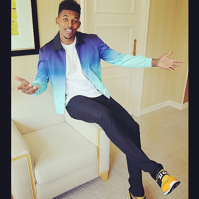 Swaggy P wearing Nike Lunar Fly 306