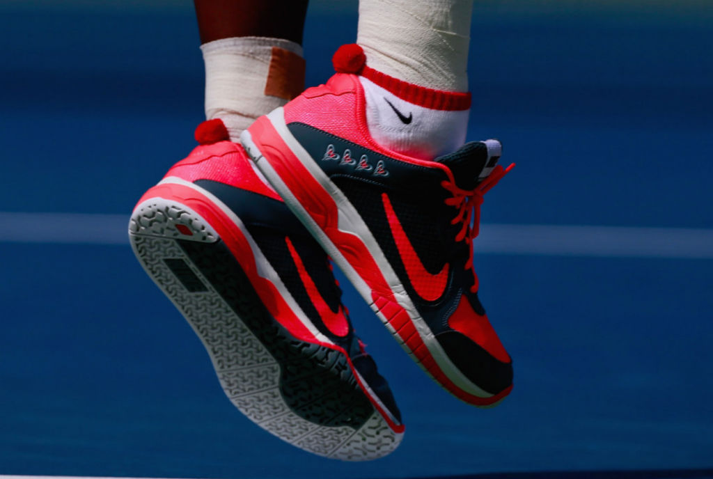 US Open 2013 // Serena Williams wearing Nike Lunar Mirabella PE