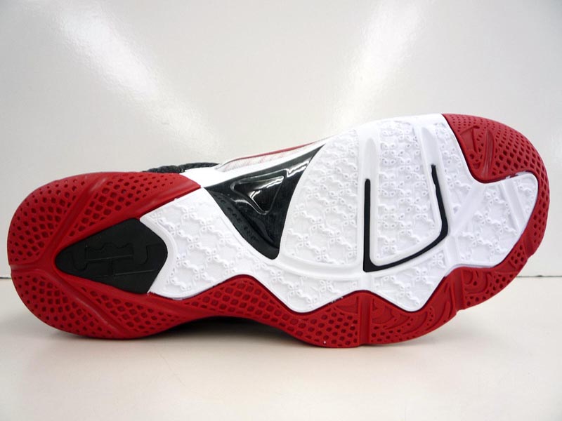 Nike LeBron 9 White Black Sport Red 469764-100