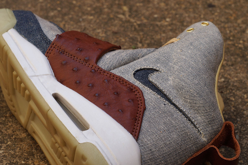 Nike Air Yeezy 'Ostrich + Denim' by JBF Customs (3)