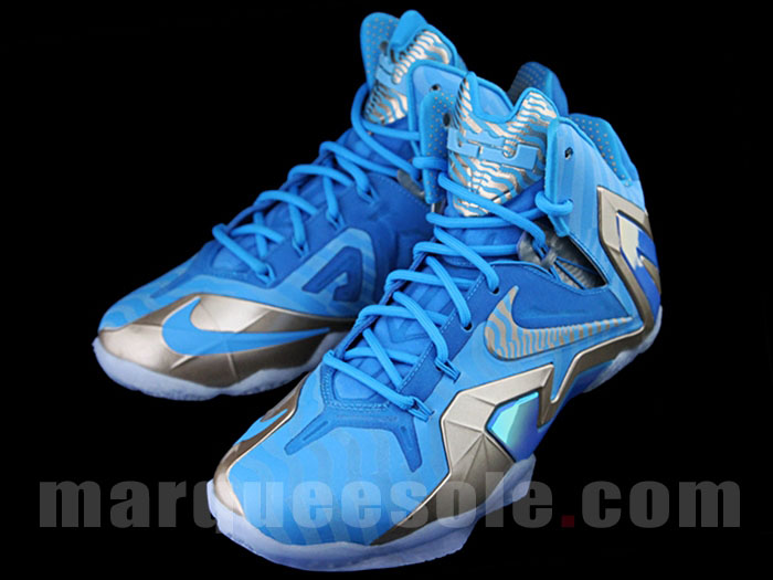 Nike LeBron XI 11 Elite Blue 3M (3)