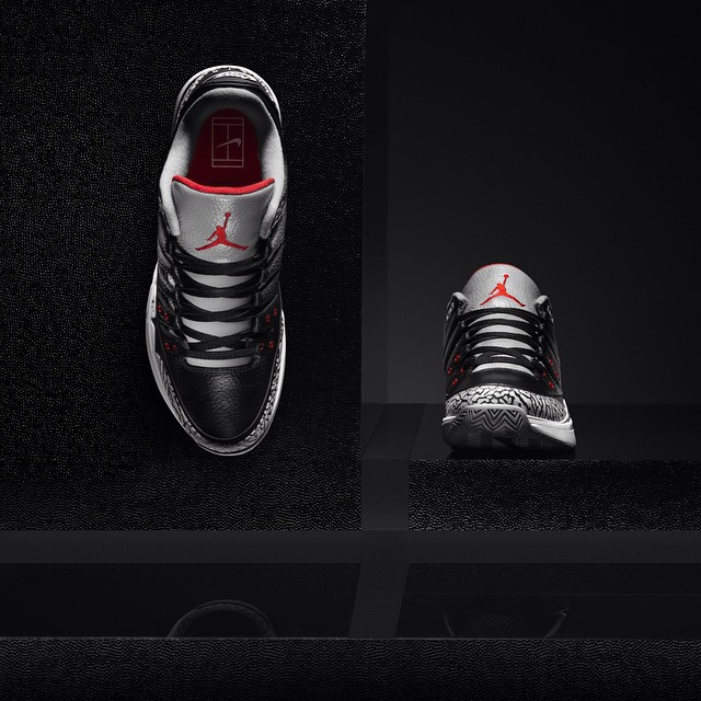 How to Get the Nike Zoom Vapor Air Jordan 3 'Black Cement' at NikeLab