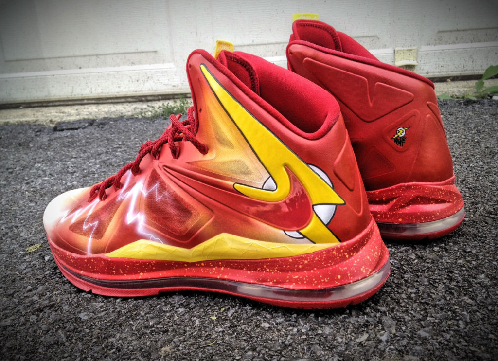 Nike LeBron X "The Flash" by Mache Custom Kicks (3)