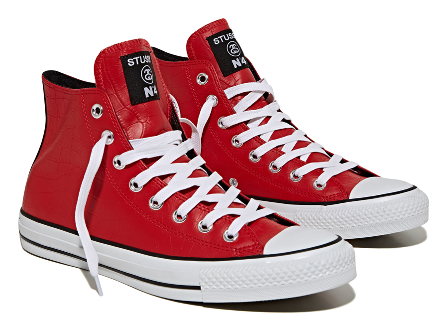 Stussy x Converse Chuck Taylor All Star Collection Red