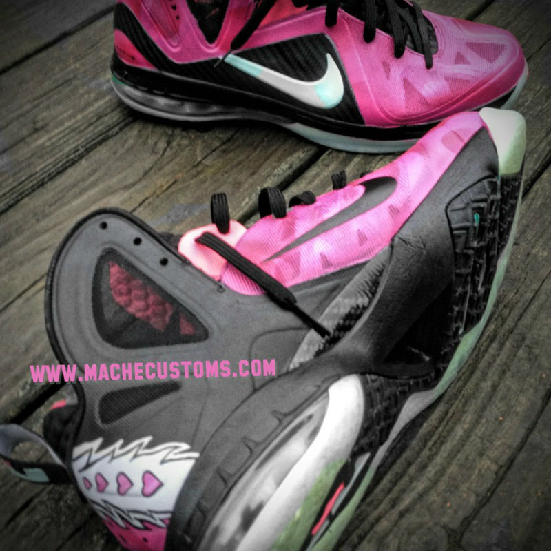 Nike LeBron 9 P.S. Elite "Sharpshooter" by Mache Custom Kicks (2)