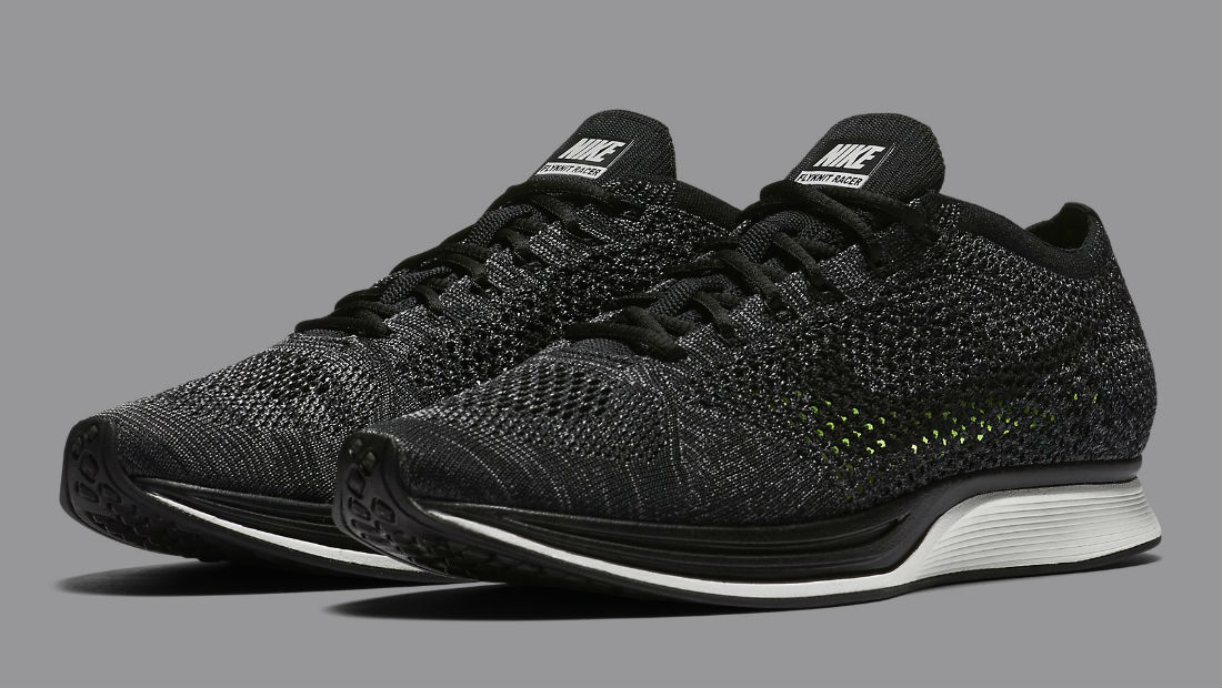 all black flyknit racer