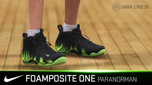 NBA Live '15 Sneaker Update: Nike Air Foamposite One Paranorman