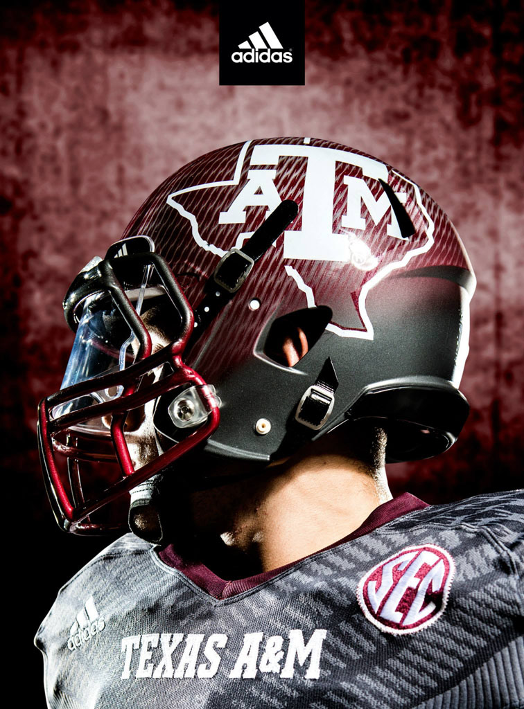 Texas A&M Alternate adidas TECHFIT Football Uniforms (10)