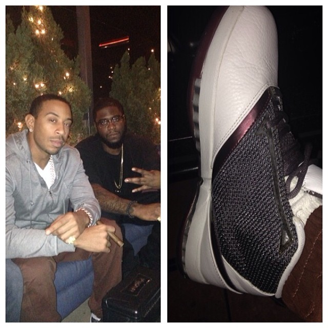 Ludacris wearing Air Jordan XVI 16 Cherrywood