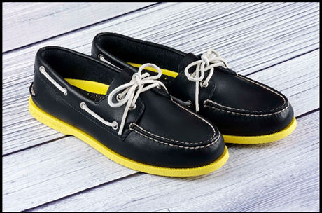 Sperry Top-Sider - Barney's Exclusives Black Yellow