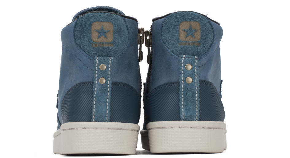 Converse First String Pro Leather Zip heel details
