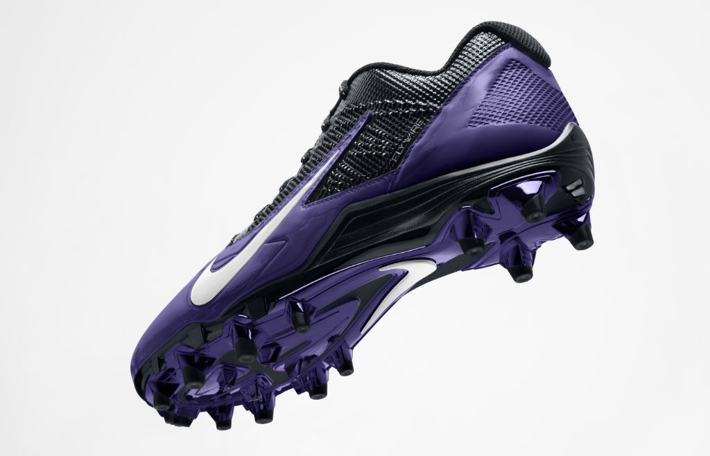 Nike Alpha Pro Cleats for Baltimore Ravens (3)