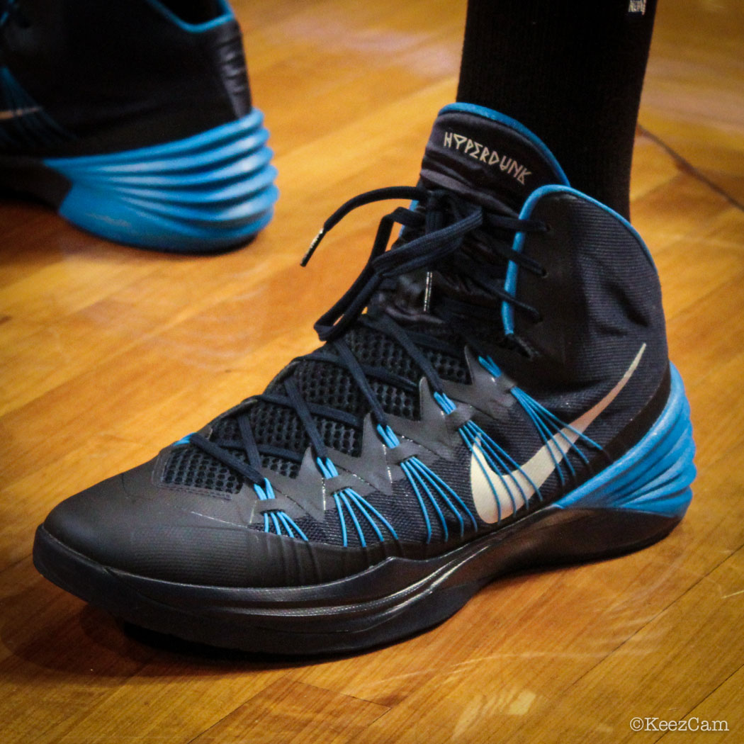Sole Watch // Up Close At MSG for Nets vs Wizards - Nene wearing Nike Hyperdunk 2013