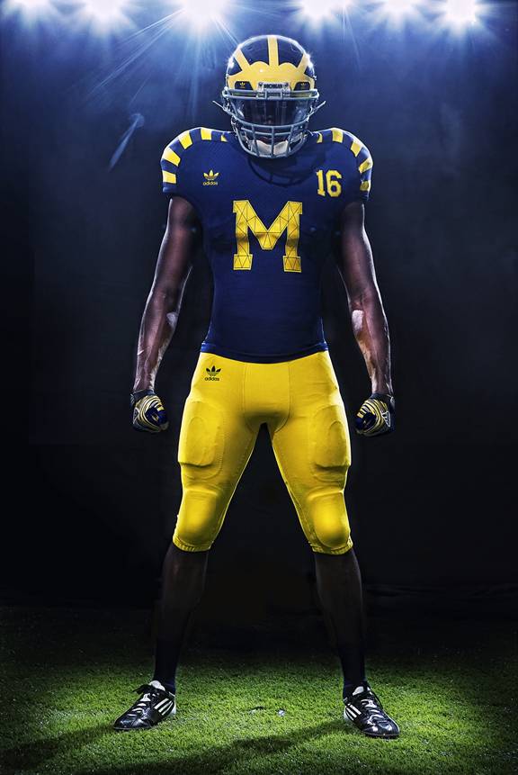 adidas Unveils Michigan & Notre Dame "Under The Lights" Game Uniforms