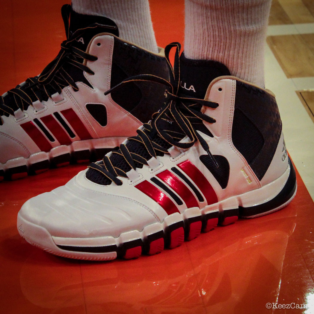 SoleWatch // Up Close At MSG for Pelicans vs Knicks - Jrue Holiday wearing adidas Crazyghost PE