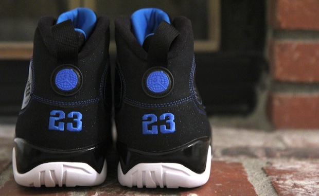 jordan retro 9 blue and black