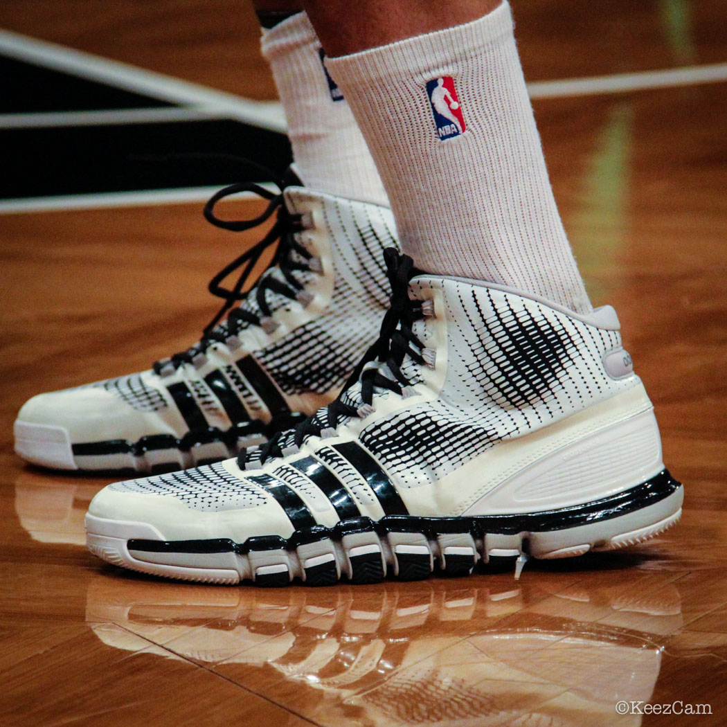 SoleWatch // Up Close At Barclays for Nets vs Clippers - Brook Lopez wearing adidas Crazyquick