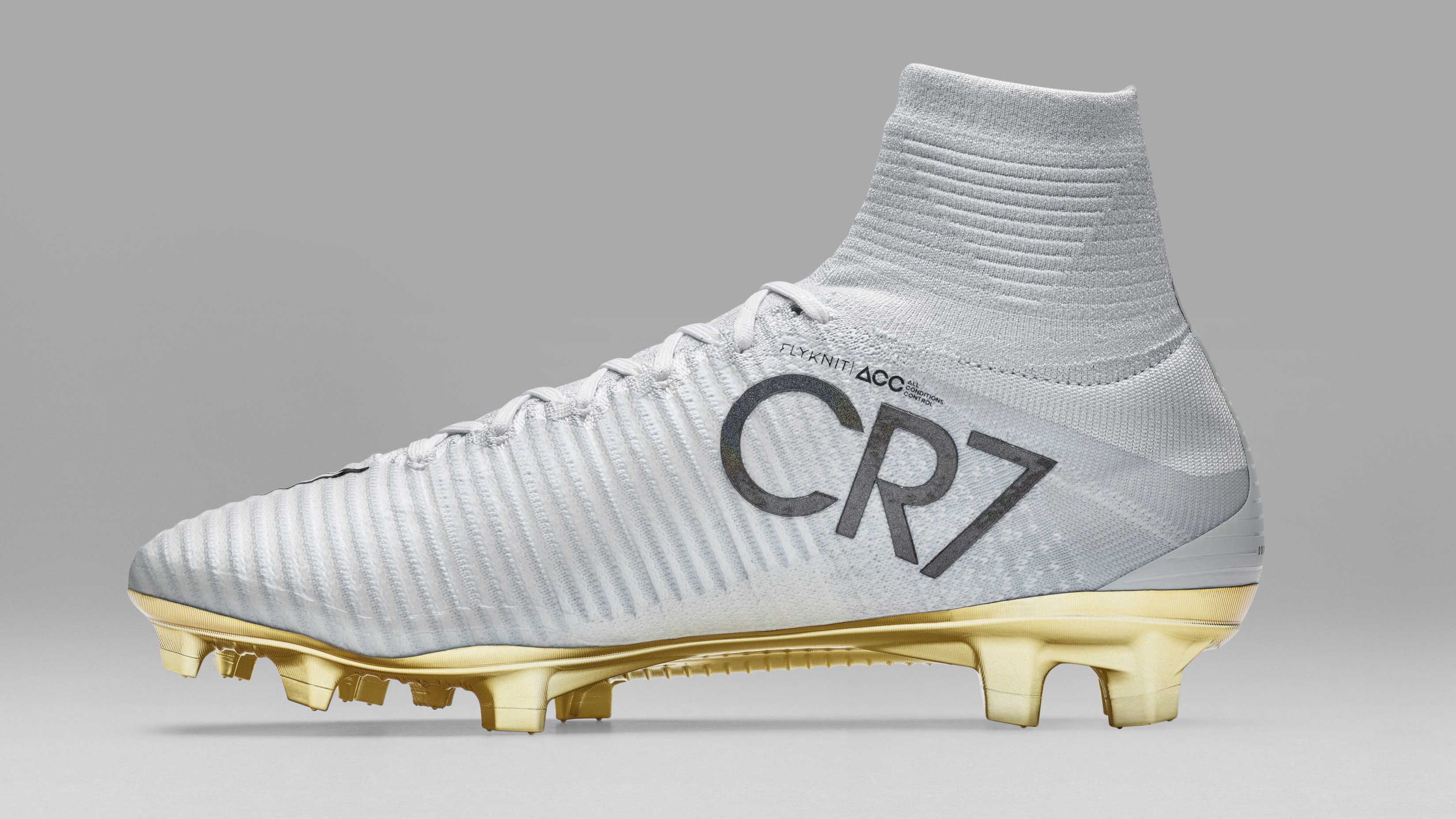 Cr7 Footwear Cleats Cr7 Gold White