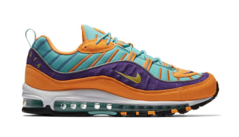 air max 98 orange purple teal