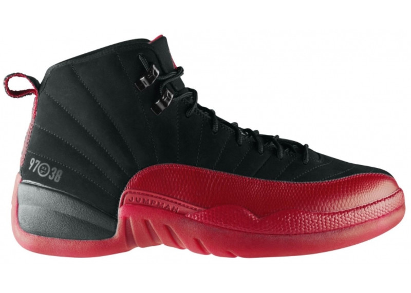 retro 12 red and black