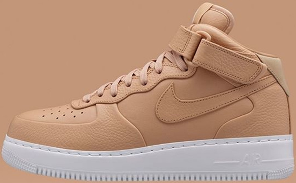 nike air force 1 tan and white