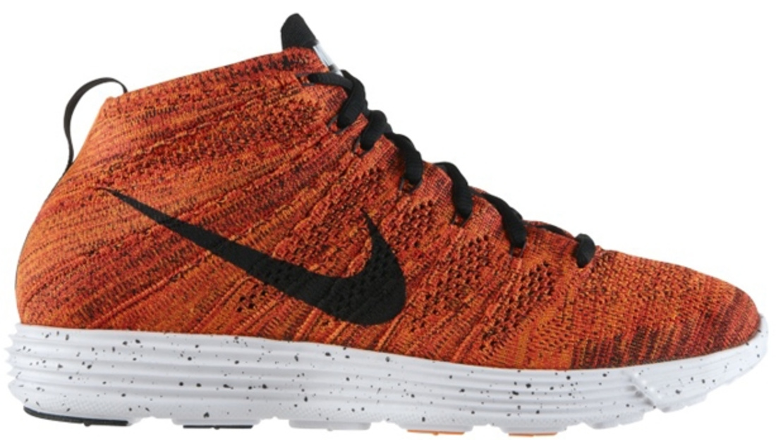 Nike Flyknit Chukka Grey Orange Nike Flyknit Chukka Grey Orange