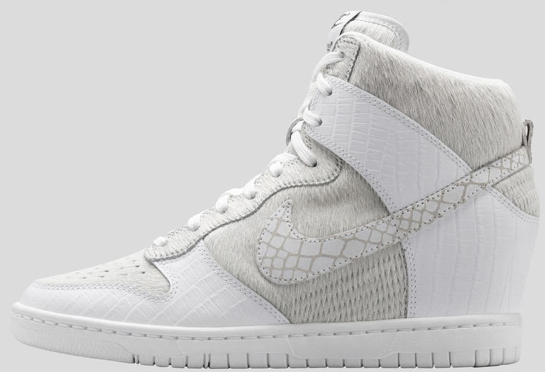 nike dunk sky hi white