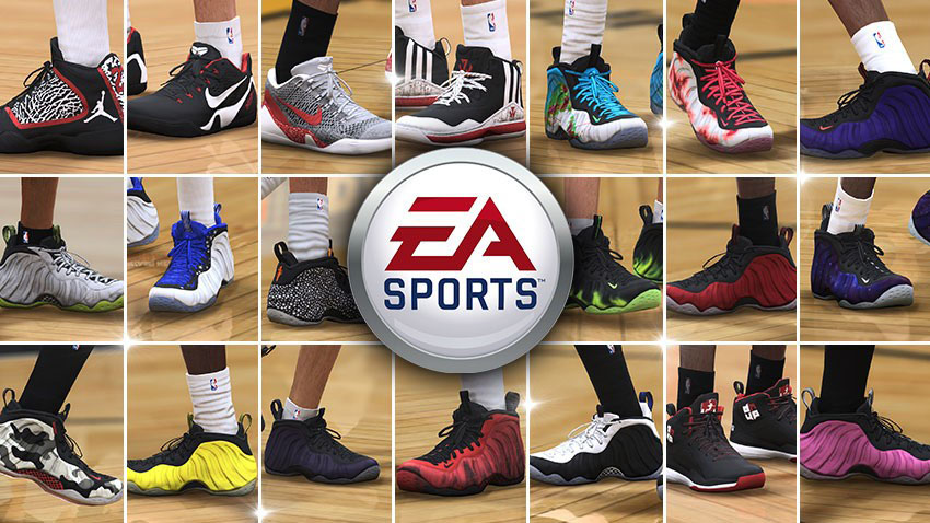 Foamposites Aplenty in the Latest NBA Live 15 Sneaker Update