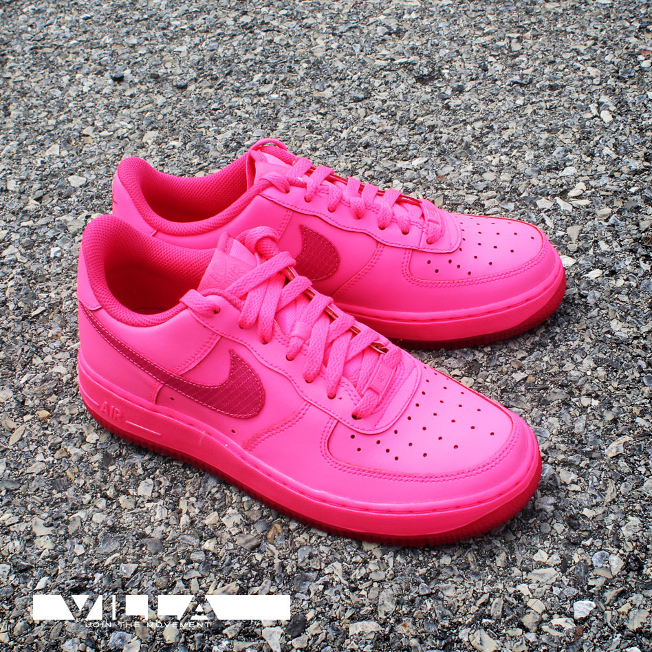 hot pink air force 1s
