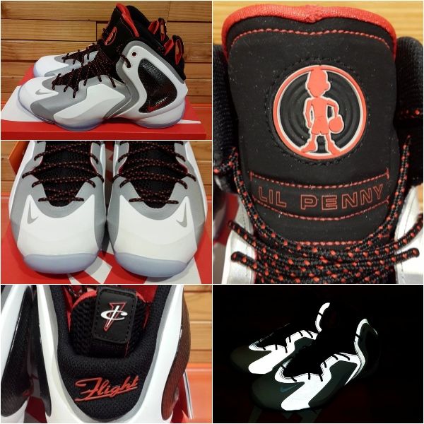 Nike Lil' Penny Posite - White/Silver-Black-Red (1)