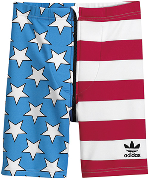 adidas Originals by Jeremy Scott - Spring/Summer 2012 - JS Flag Shorts X30167