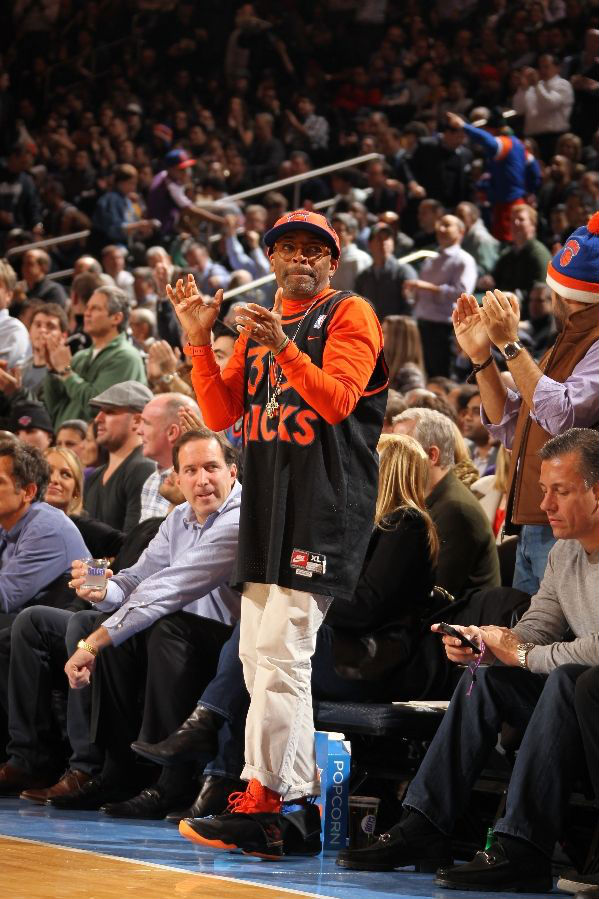Spike Lee wearing Air Jordan XX8 Knicks (5)