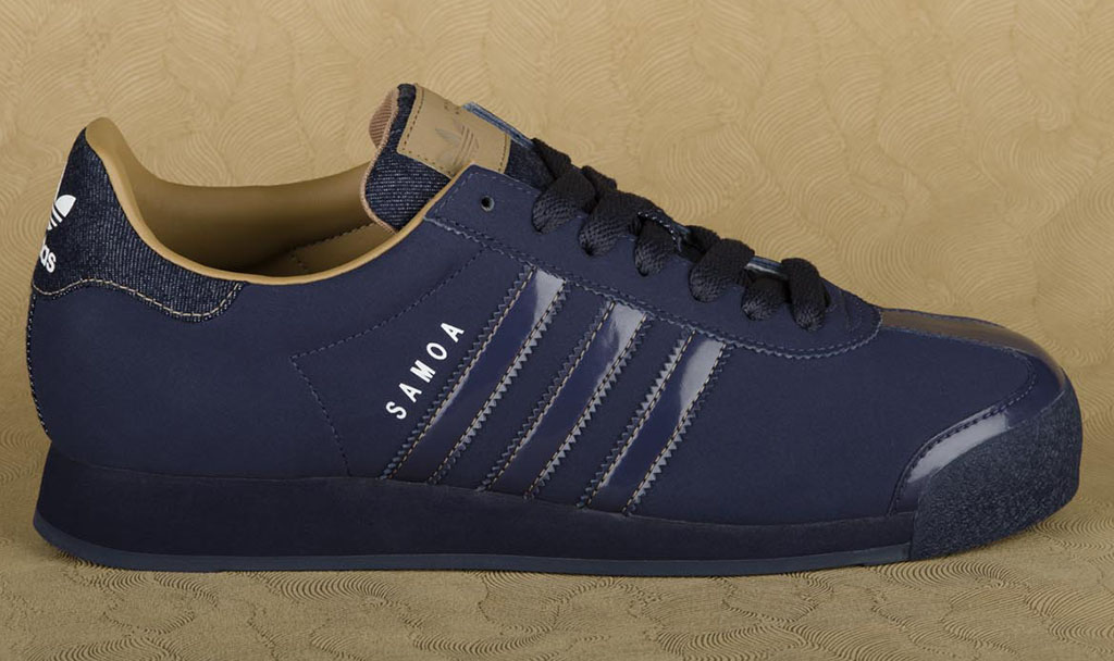navy blue samoa adidas