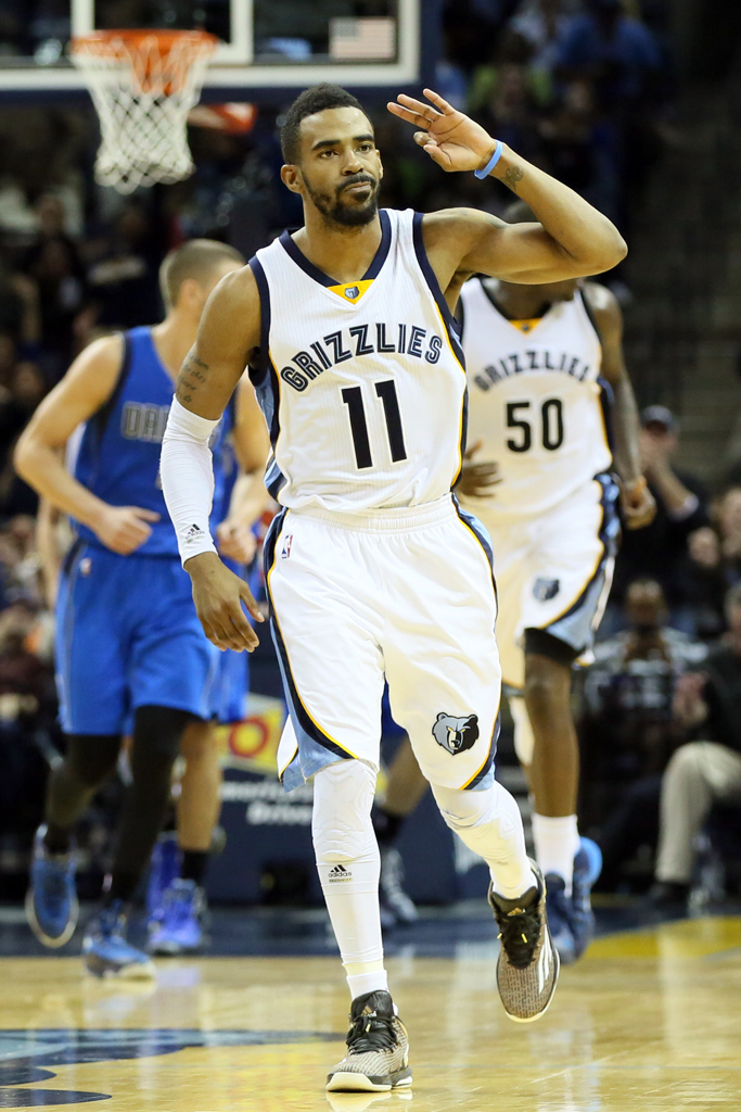Mike Conley wearing adidas Crazylight Boost BHM (1)