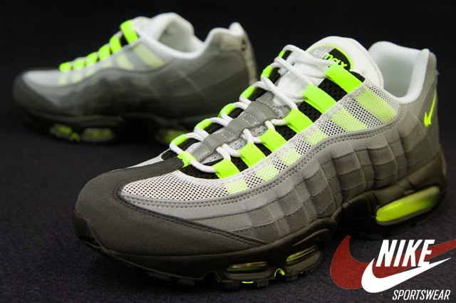 air max 95 lime green and grey