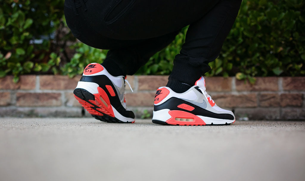 junjdm in the 'Infrared' Nike Air Max 90