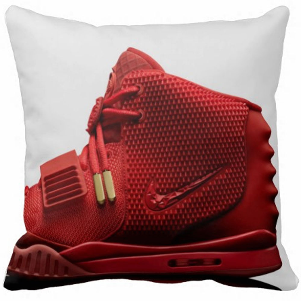 D3ADSTOCK Ave Sneaker Pillows: Nike Air Yeezy II 2 Red October